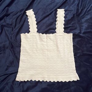 GB woven crop top
